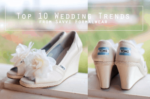 Partnered Post: Top 10 Wedding Trends from Savvi Formalwear