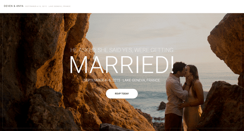 5 Tips for Your Perfect Wedding Website