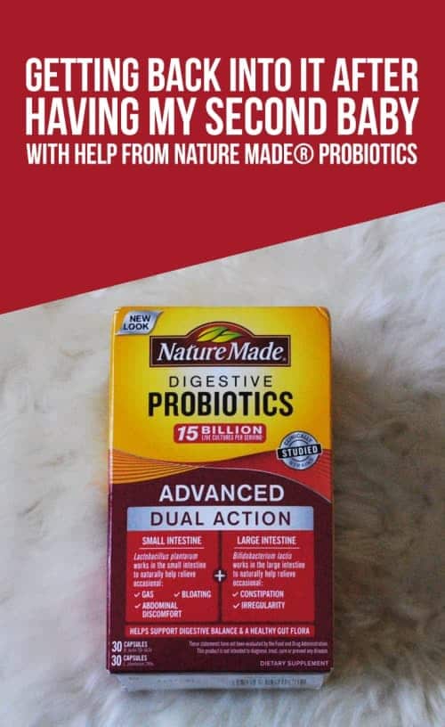 Getting Back Into It After Having My Second Baby With Help From Nature Made® Probiotics #NatureMadeAtWalmart, #IC, and #ad