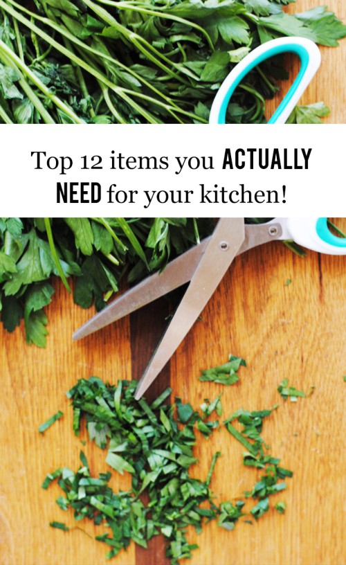 The Top 12 Items You Actually Need For Your Kitchen #cooking #recipe #weddingregistry #food #kitchen