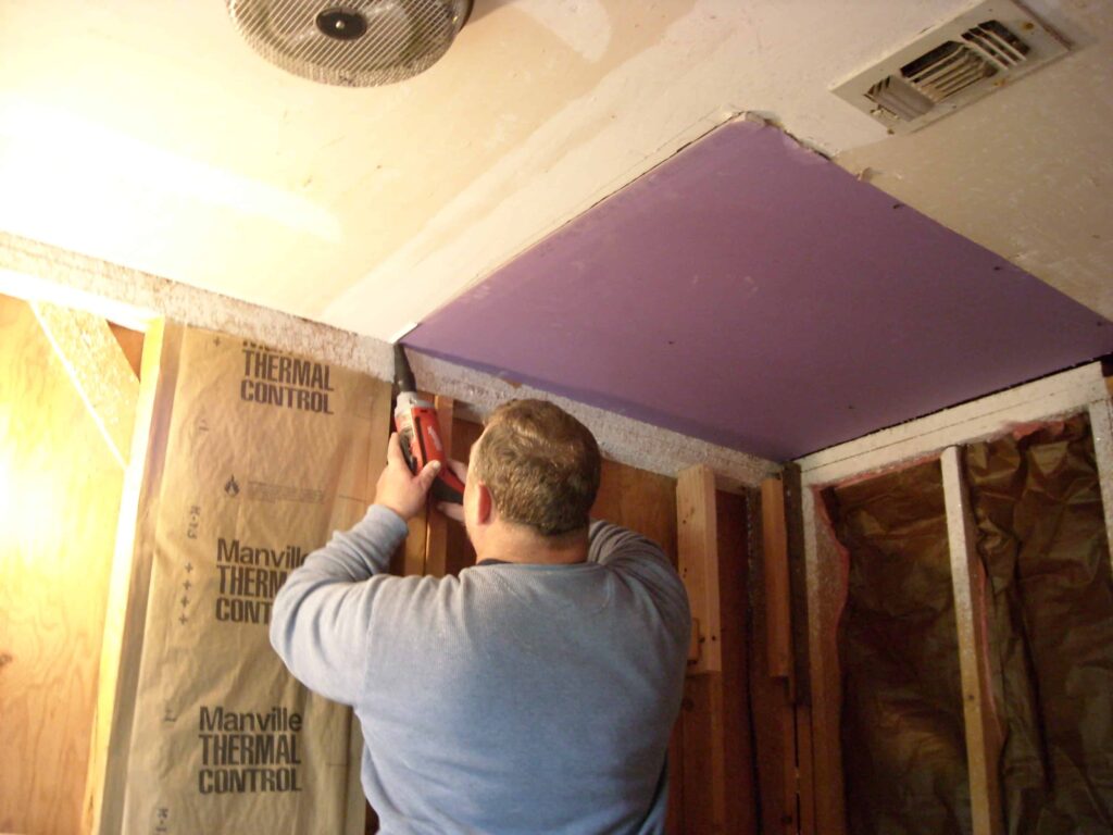 Master Bathroom: Floors Joists and SubFloor and Ceilings... Oh My!