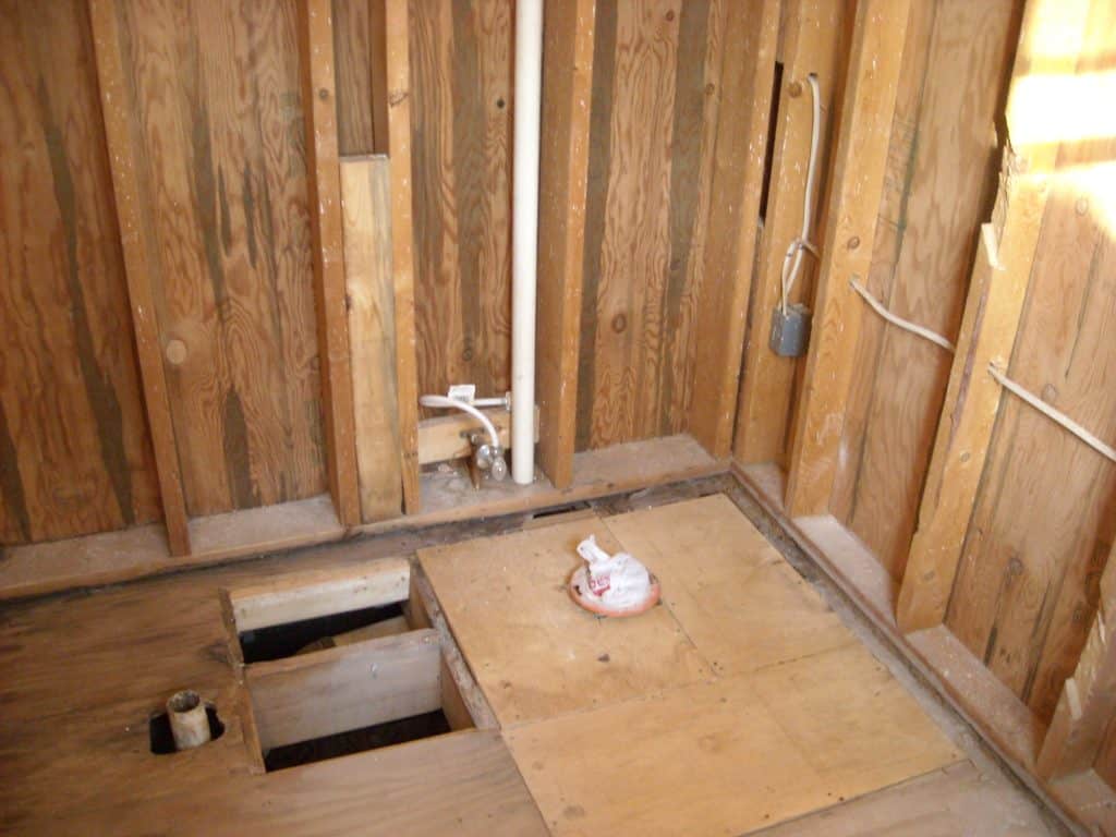 Master Bathroom: Floors Joists and SubFloor and Ceilings... Oh My!