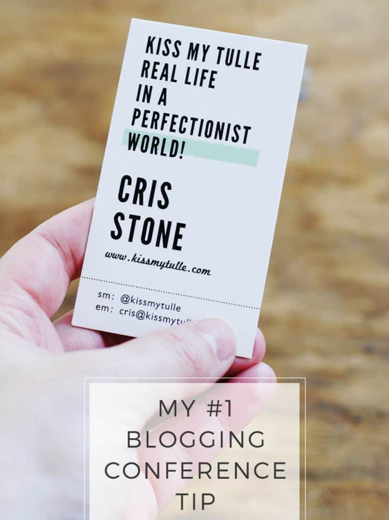 My #1 Blogging Conference Tip is Bring a Great @Minted Business card! #ad #blogging #conferences #design #businesscard