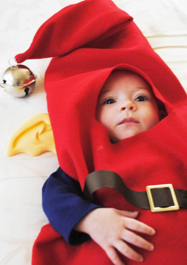 Melanie's 2013 Halloween Costume #Halloween #RiseoftheGuardians #elf #babycostume