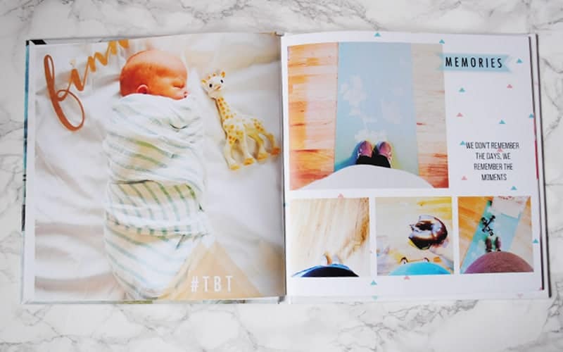 Texas Mom Blogger, Kiss My Tulle, shares how she got baby ready with Mixbook.