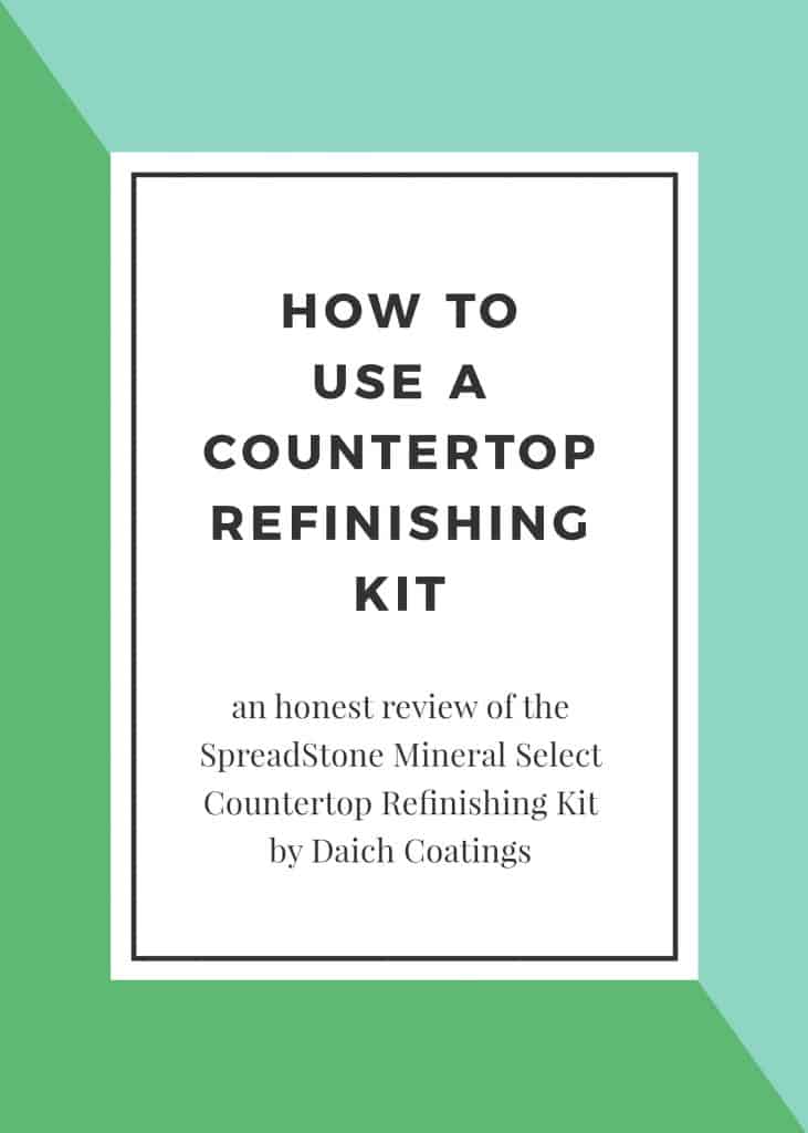 Countertop Refinishing Kit, Daich Countertop Coating Reviews