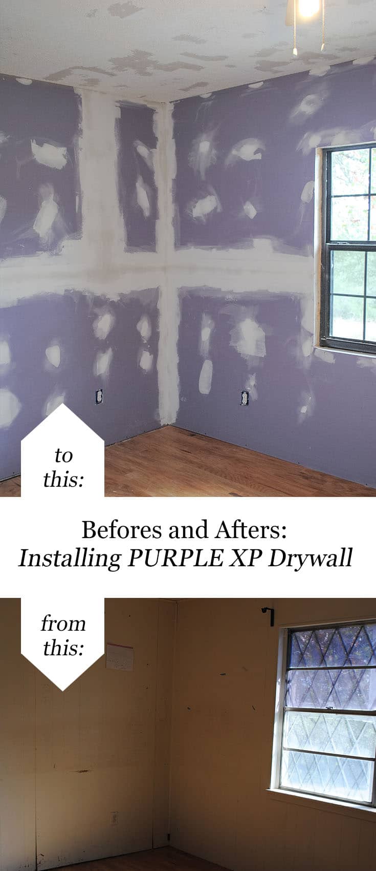 San Antonio lifestyle blogger, Cris Stone, shows off how amazing her kids' room looks (and SOUNDS) amazing thanks to the @AskForPURPLE XP drywall expertly installed by Joe and his crew over at Bexar Essentials Remodeling. #ad #IC #AskForPURPLE