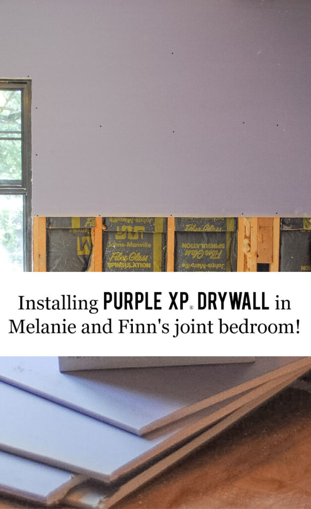 Installing PURPLE XP Drywall Kiss My Tulle