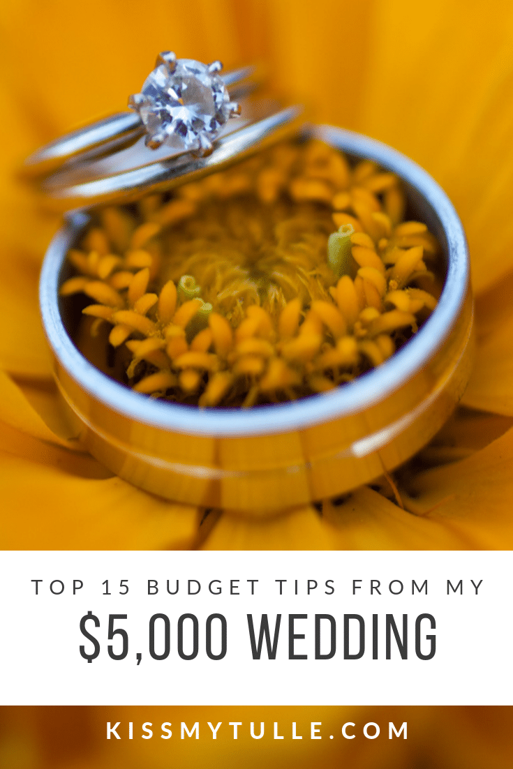 Kiss My Tulle, Alaskan lifestyle blogger, shares the top 15 budget tips from her $5,000 wedding! Here's the best inspiration, tips, and advice!