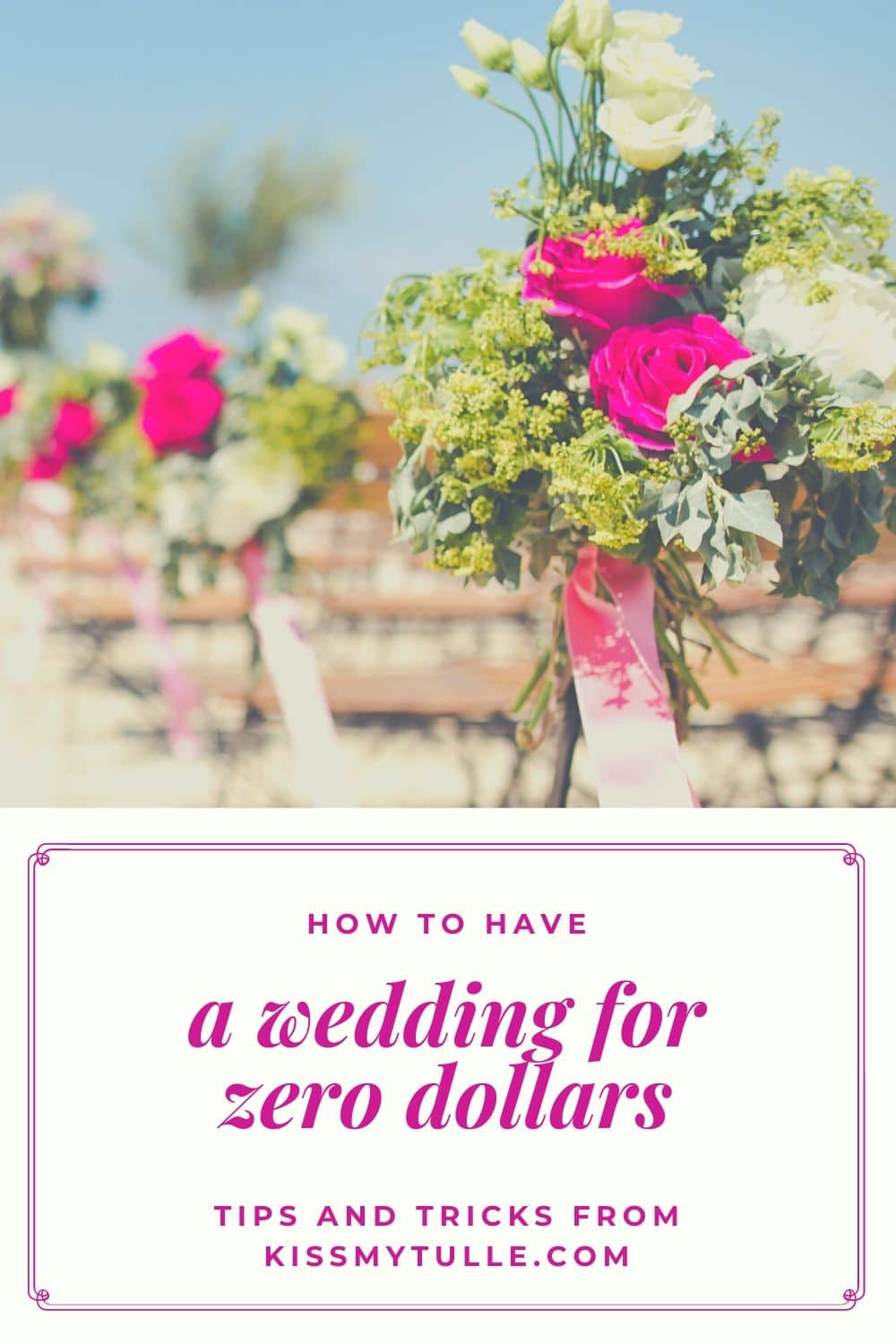 Yes! You can have a wedding for ZERO DOLLARS. Let Alaskan blogger, Kiss My Tulle, show you how you can have a Big Day that costs you nothing.