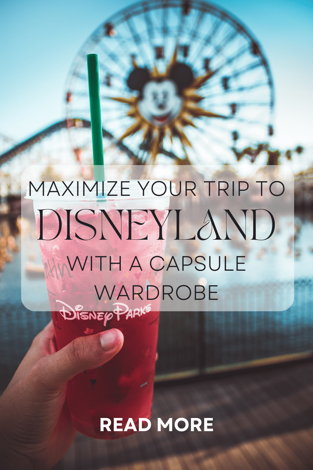 Planning your Disneyland trip and don't know what to pack? Here's how to maximize your trip to Disneyland with a capsule wardrobe!